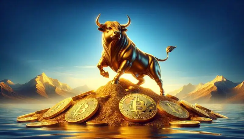 bitcoin btc bull cryptocurrency