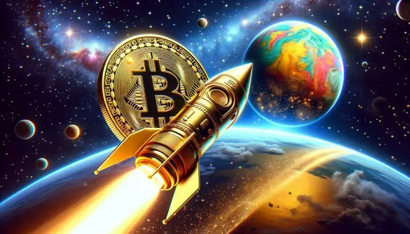 Bitcoin on a rocket