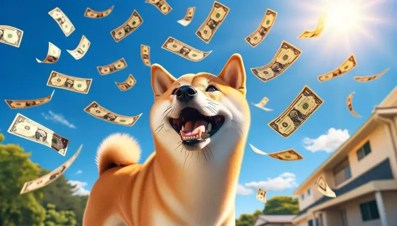 Shiba Inu cash falling