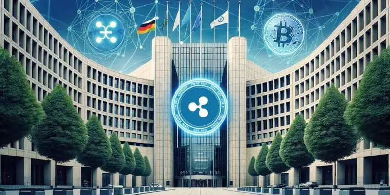 SEC headquarters with Ripple