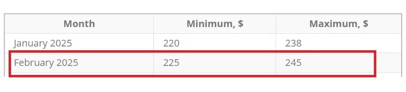 amazon stock amzn february 2025 price prediction