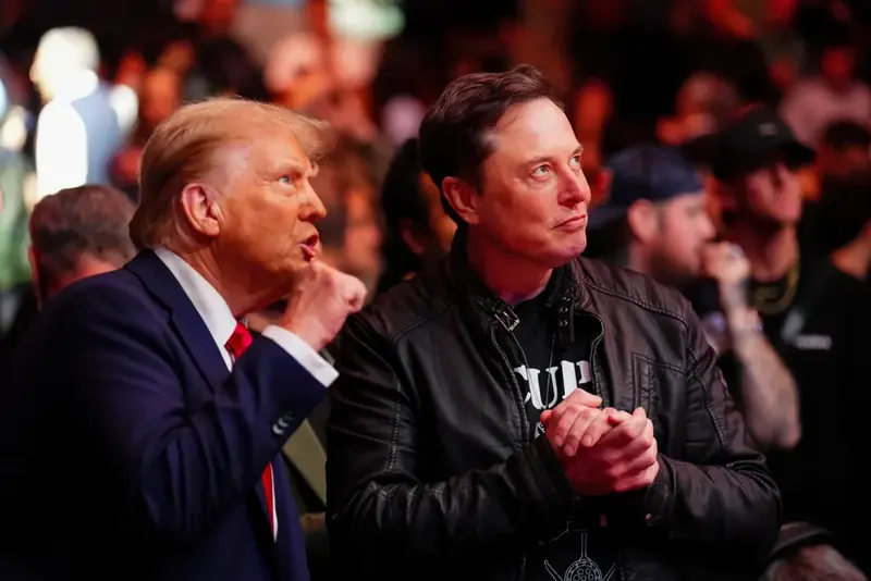 Donald Trump and Elon Musk 