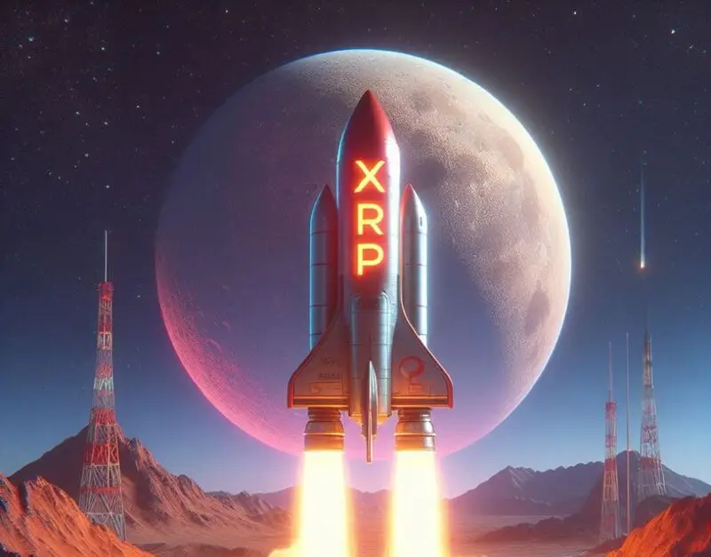 xrp ripple space rocket moon