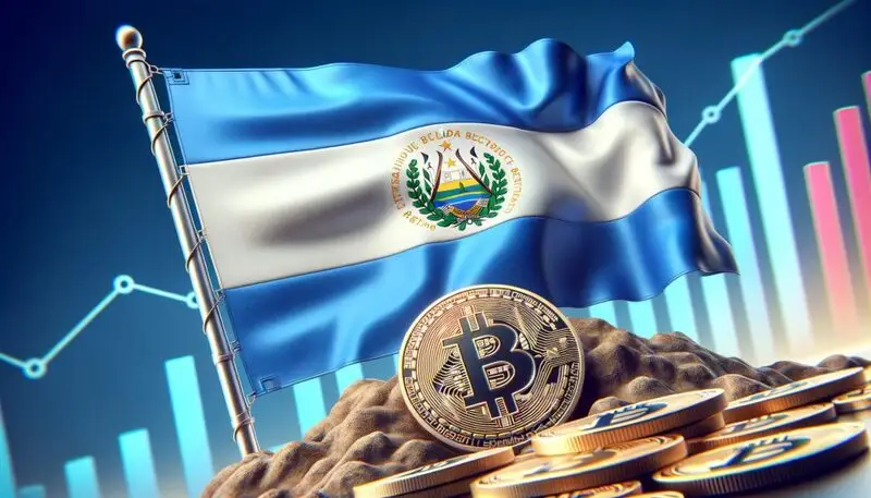 El salvador flag bitcoin