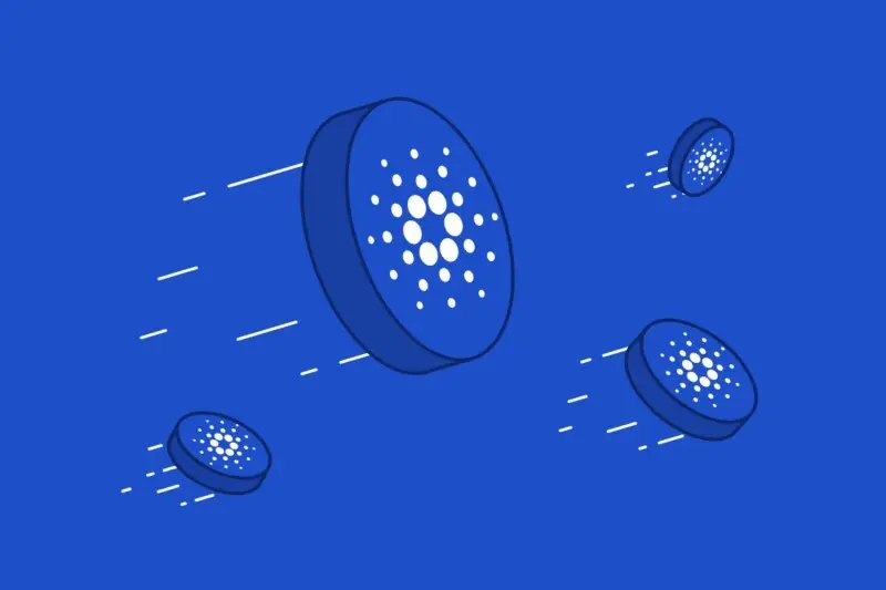 cardano blue background