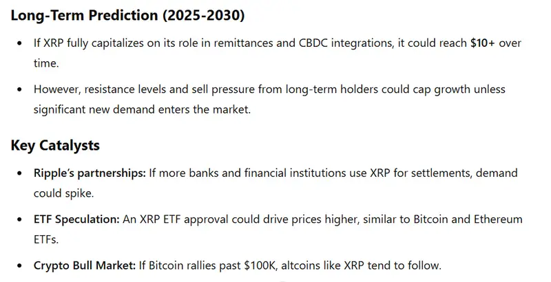 XRP GPT STATS