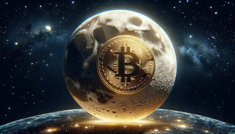 Bitcoin BTC moon