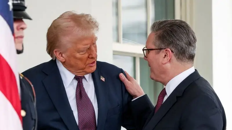 US President Trump and UK Prime Minister Keir Starmer