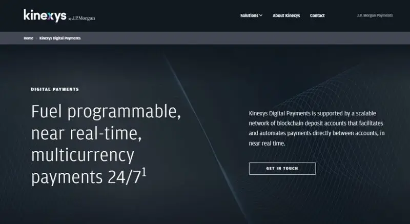 Kinexys technical framework