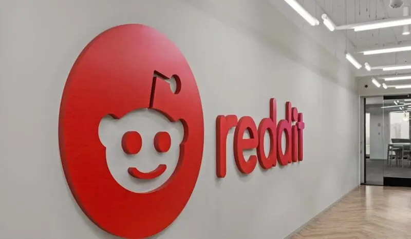 Reddit headquarters with logo