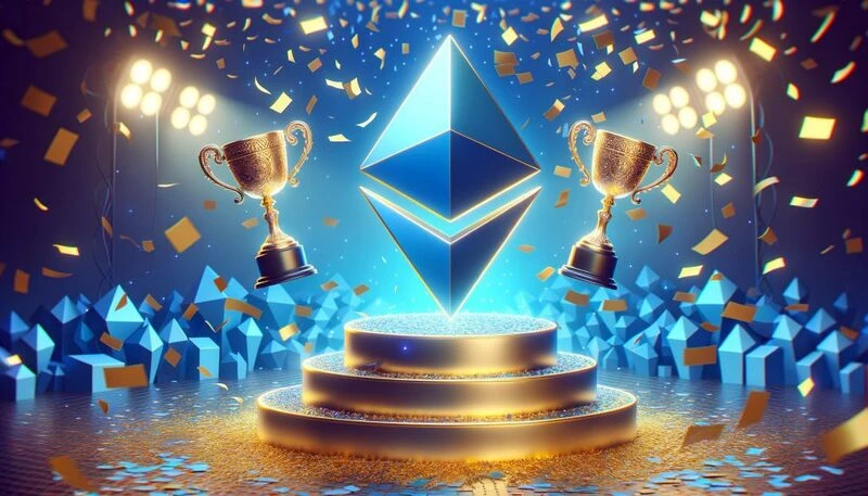 ethereum cryptocurrency trophy