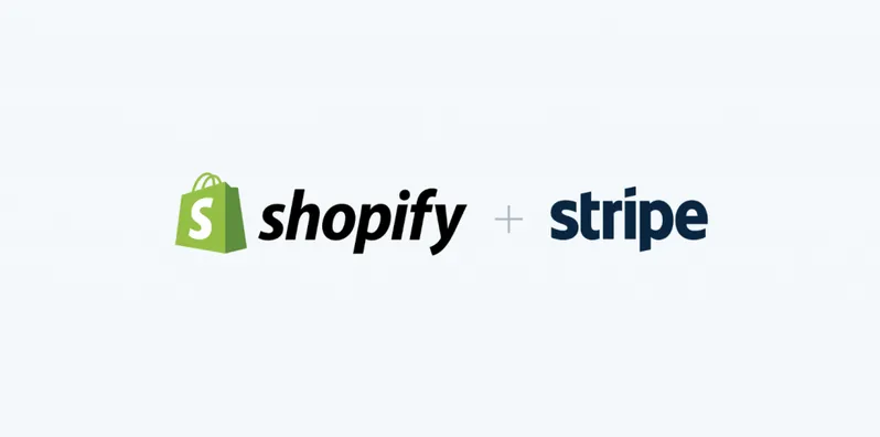 Stripe-Shopify partnership announcement banner