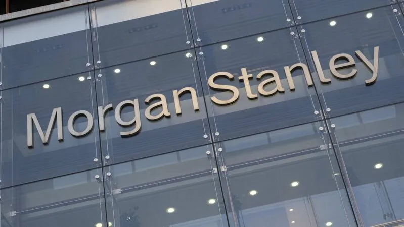 Morgan Stanley Logo on building