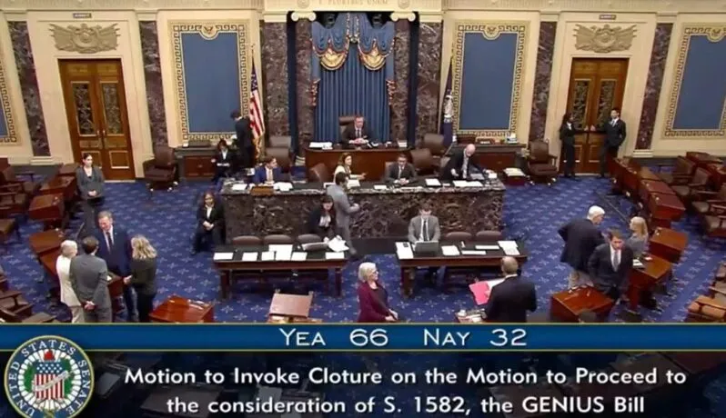 GENIUS Act Senate voting