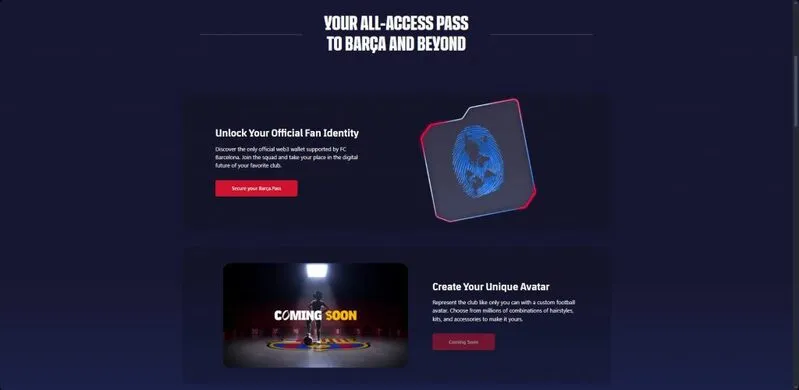 Fan identity and avatar creation interface
