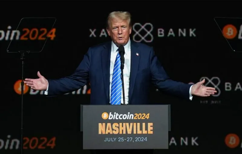 Trump at crypto conference
