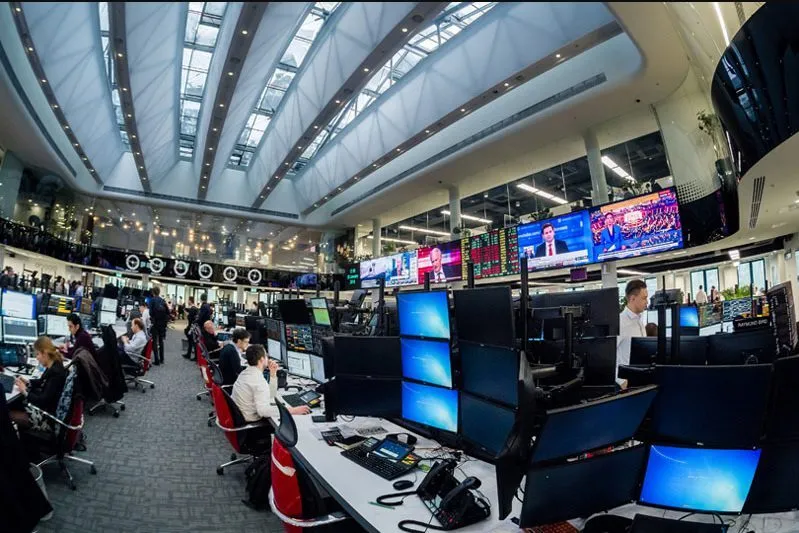 Moscow Exchange trading floor