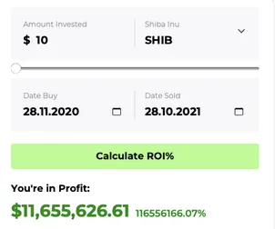 SHIB ROI