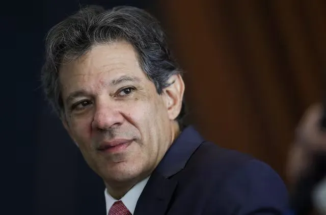 Brazil's Finance Minister Fernando Haddad looks on during a meeting in Brasilia, Brazil