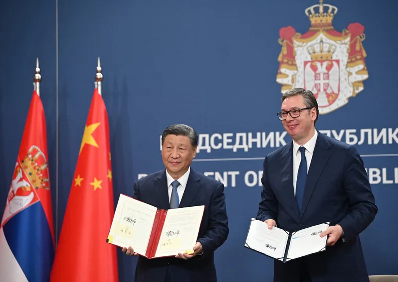 Serbia China Leaders