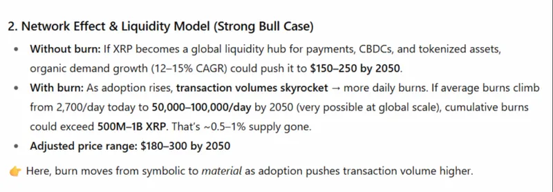 ChatGPT 5 XRP Network Effect & Liquidity Model (Strong Bull Case)