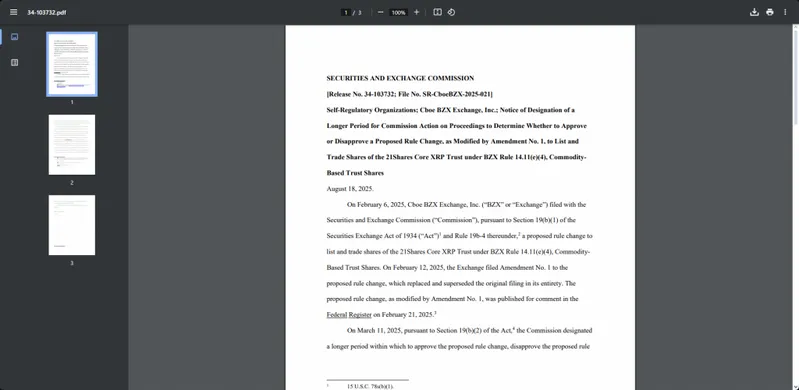 SEC Document Screenshot