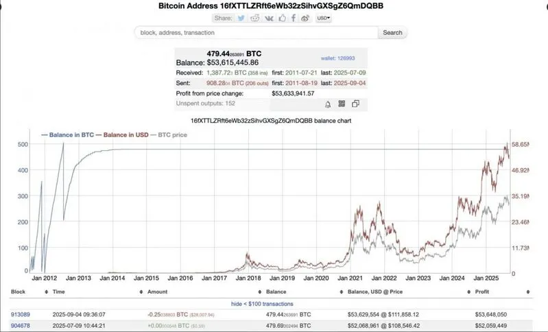 Bitcoin whale wallet