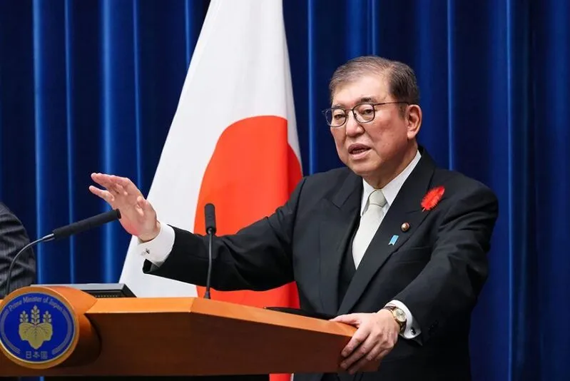 Ishiba Shigeru at his first press conference