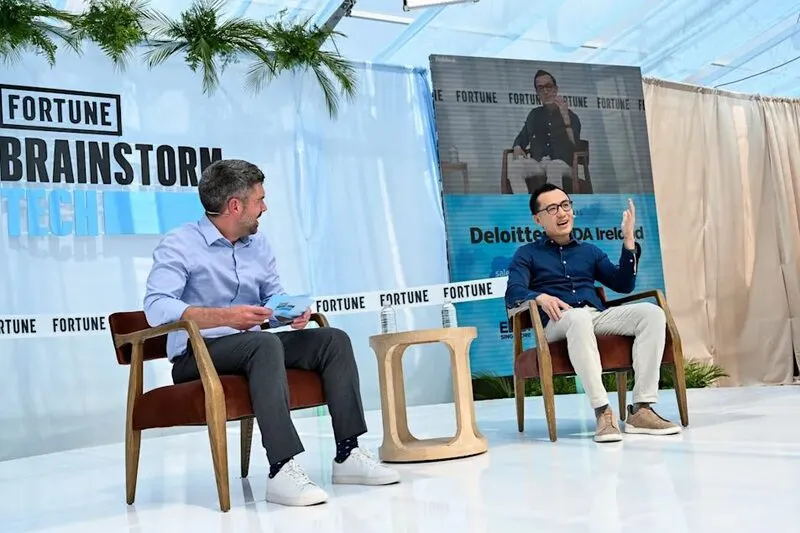 Tony Xsu speaking at Fortune conference