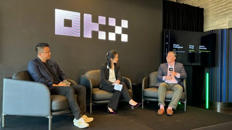 OKX executives panel discussion on SMSF crypto platform launch