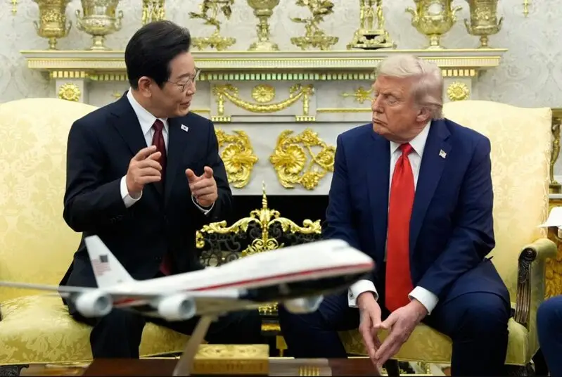 Trump in close discussion with South Korean leader