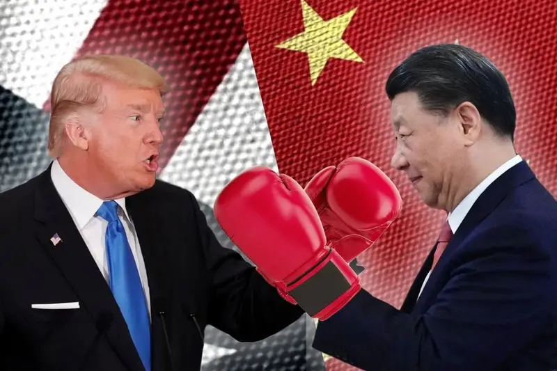 China US President Donald Trump Xi Jinping tariffs fight boxing