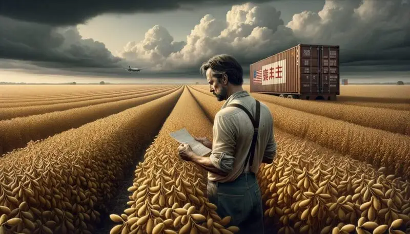 Soy field us china tariffs