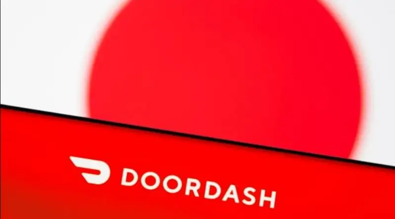doordash logo on phone