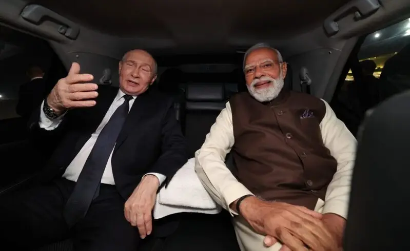 Russia President vladimir putin india prime minister narendra modi visit