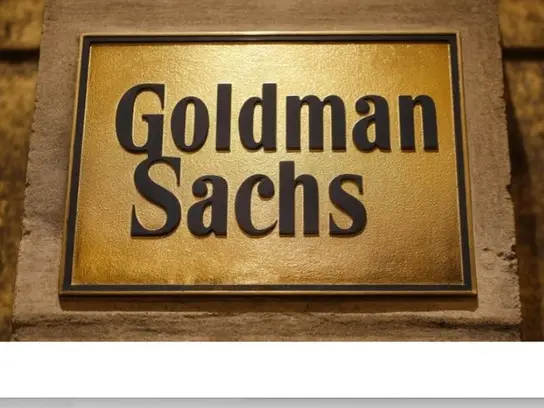Goldman Sachs Logo Nameplate