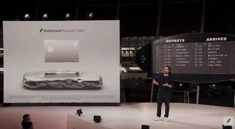 The Robinhood platinum card: 99.9% pure platinum