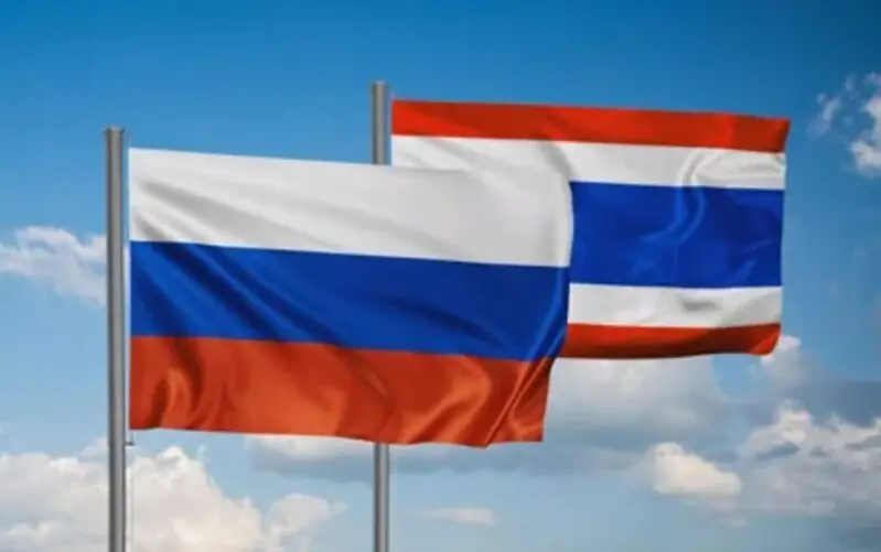 thailand russia flags