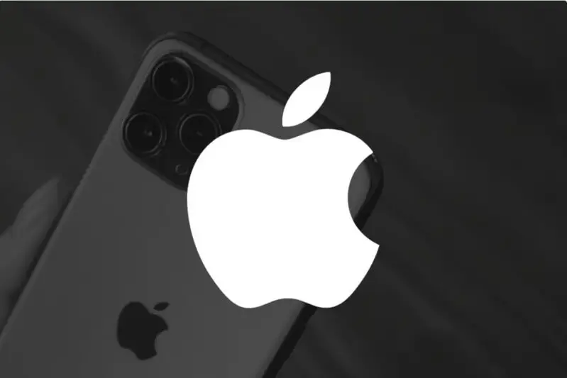 apple logo iphone