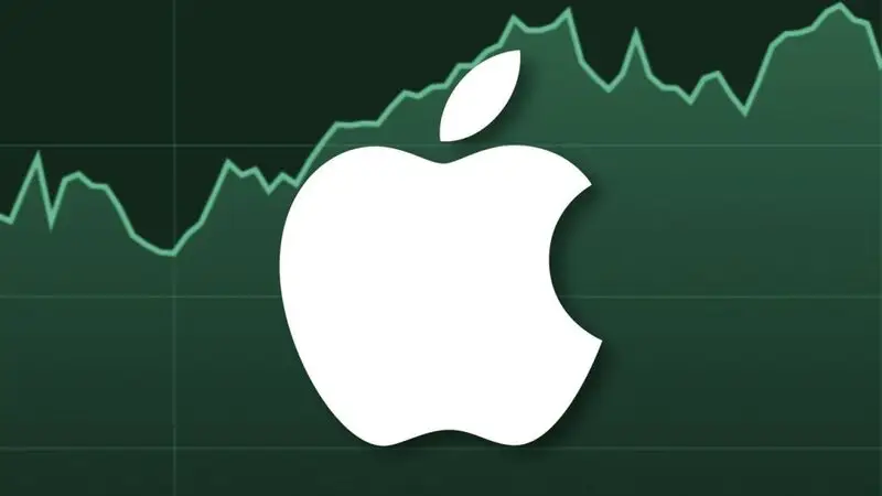 Apple stock soars