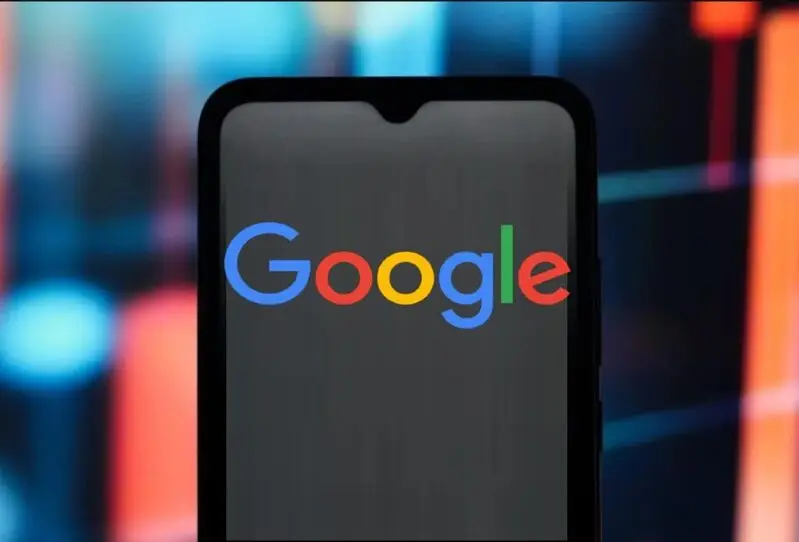 google logo on phone