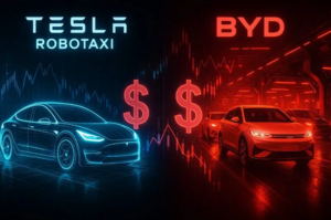 Tesla vs BYD: $157B EV Giant Outpaces Musk’s Robotaxi Bet
