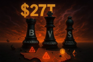 Antitrust Heat on $27T BlackRock, Vanguard, State St. Monopoly