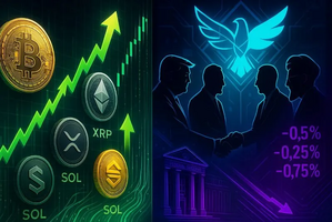 Bitcoin, ETH, XRP & SOL Soar After Ceasefire, Fed Cuts