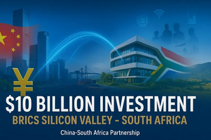 China Invests $10B in South Africa For BRICS "Silicon Valley"
