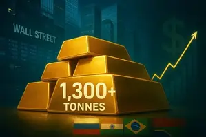 Wall Street Buys 1,300+ Tonnes of Gold Ahead Of BRICS Currency