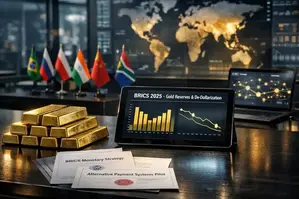 BRICS 2025 Summary: De-Dollarization & Gold Reserves Surge