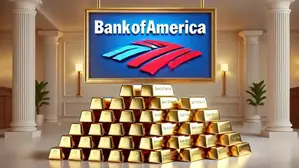 Bank of America’s Target For Gold is $6,000, See Silver Prediction