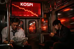 South Korea Stocks Plunge in Biggest Crash Since 2008