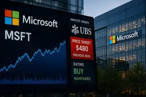 Is Microsoft Stock About to Rebound After UBS's Target Cut to $480?
